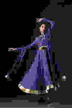 Rohit Bal Blue Cotton Silk Embroidered Suit Set image number 0