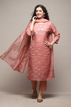 Gajri Silk Blend Unstitched Suit Set image number 1