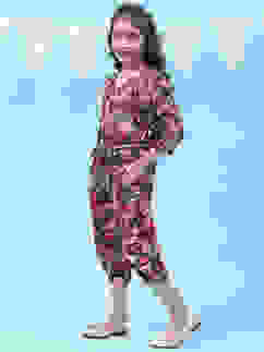 Burgundy Silk Jumpsuit image number 2