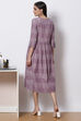 Lilac Dust Cotton A Line Dress image number 4