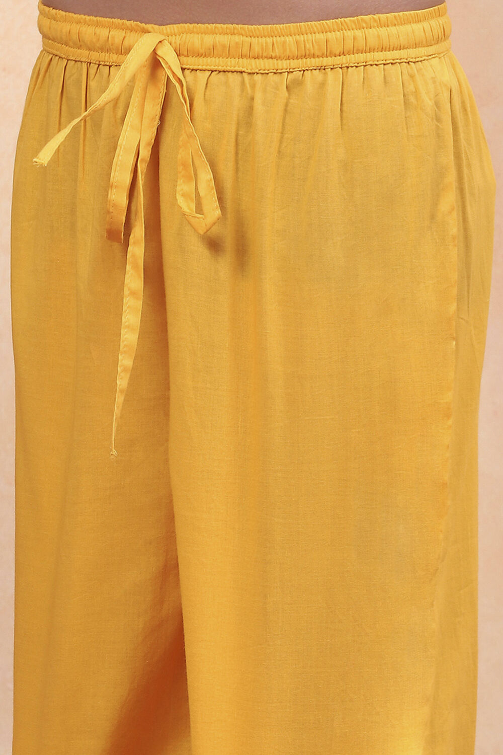 Coral Pure Cotton Floral Printed Tiered Suit Set image number 2