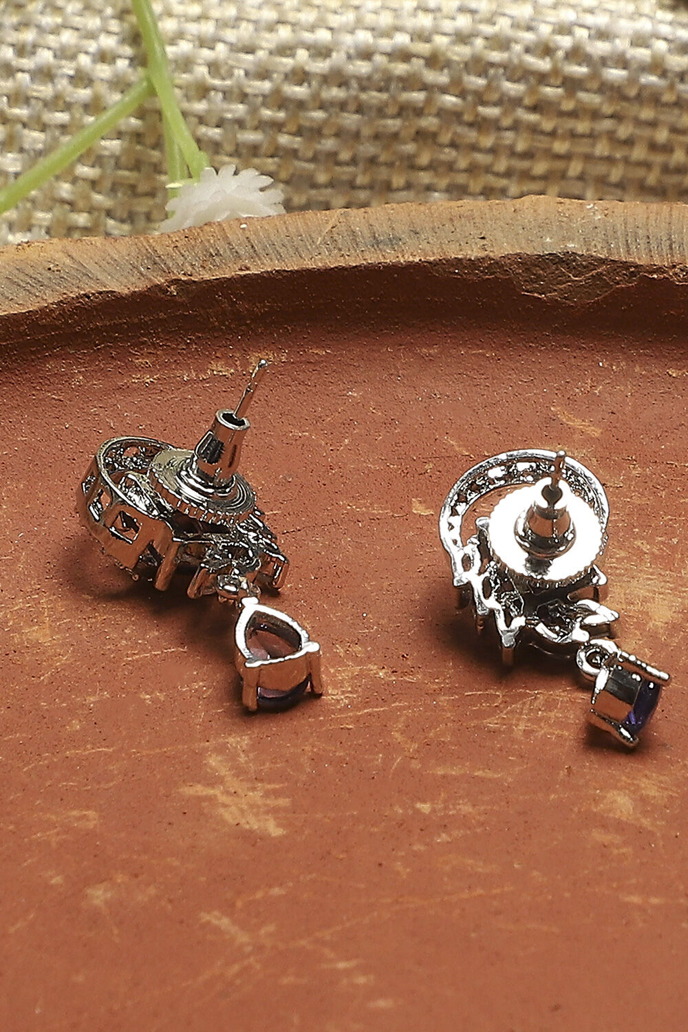 Purple Alloy Drop & Danglers image number 2