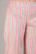 Pink Cotton Screen Print Unstitched Suit Set image number 3