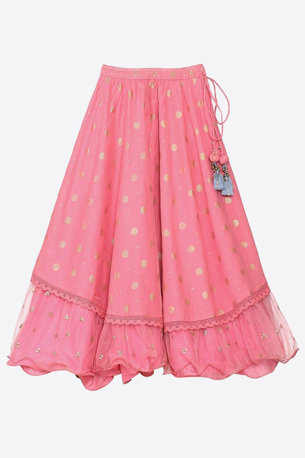 Orchid Pink Poly Viscose  Lehenga Set image number 2