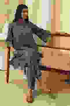 Teal Cotton Printed Straight Kurta Set image number 0