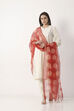 Red Cotton Dupatta image number 3
