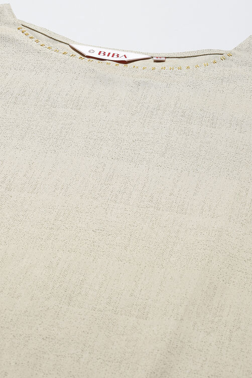 Mud Ochre LIVA A-Line Solid Kurta Set image number 1