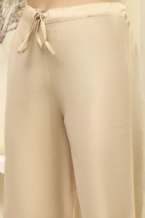 Pink Cotton Machine-Embroidered Unstitched Suit Set image number 3