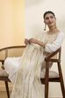 Off-White Poly Bandhani Printed Dupatta image number 4