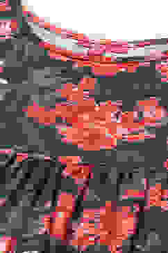 Blue Cotton All Over Print Dress image number 1