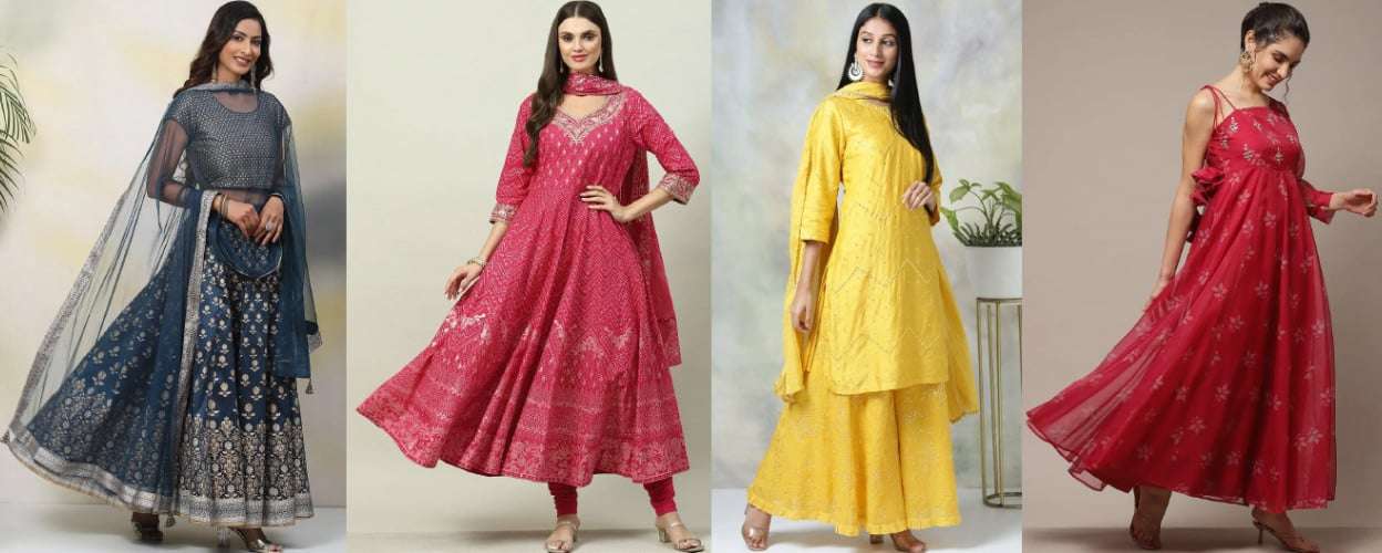 Top Simple A-line Kurti Designs That Are in Style