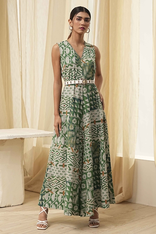 cotton maxi dress for women