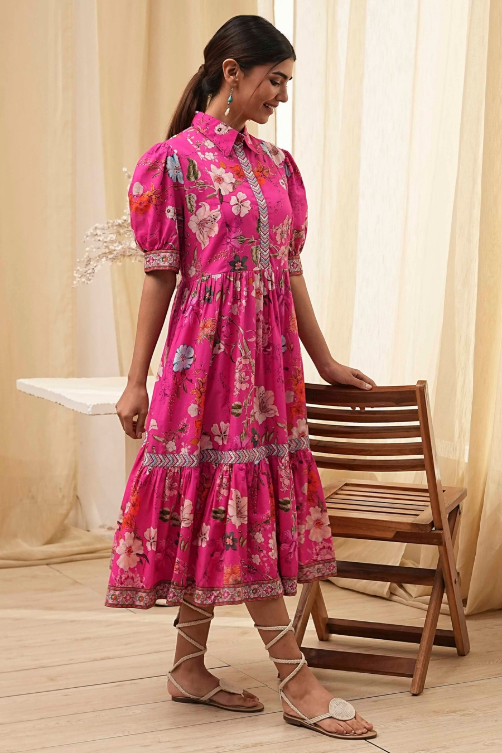 Pink dress set