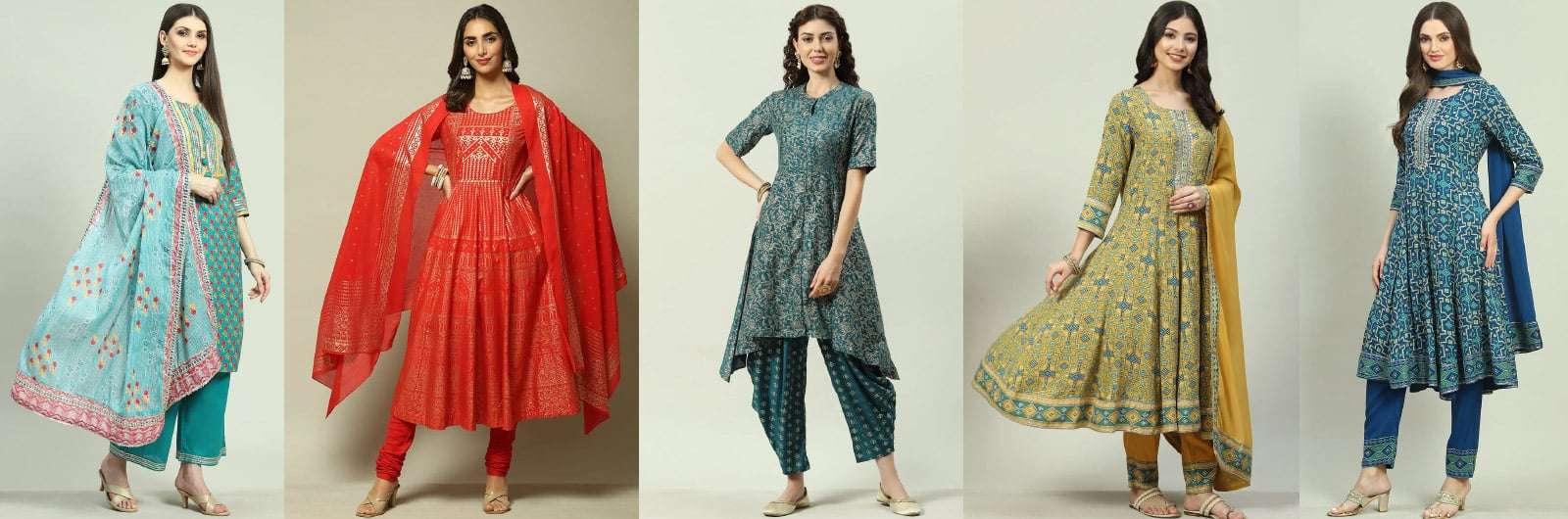 Look Stylish with These Trendy Women Long Salwar Suit Designs