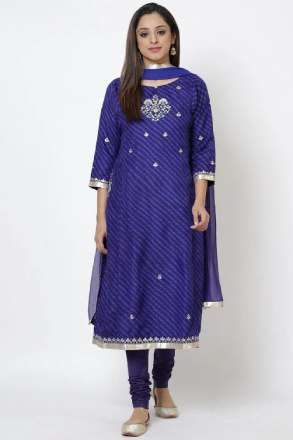 TEXTURED SILK KURTA