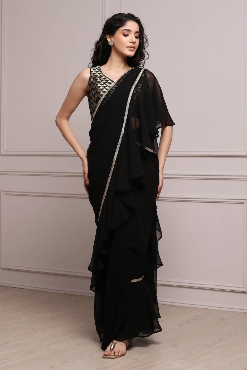 Biba - Black Saree