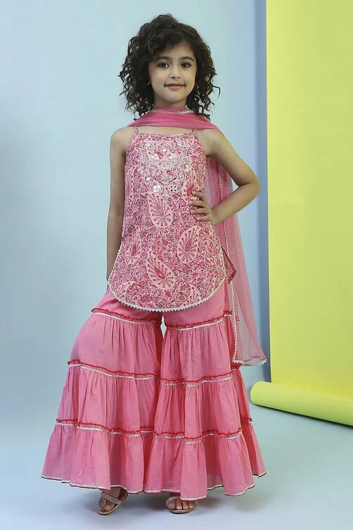 Biba Girls Sharara Suits
