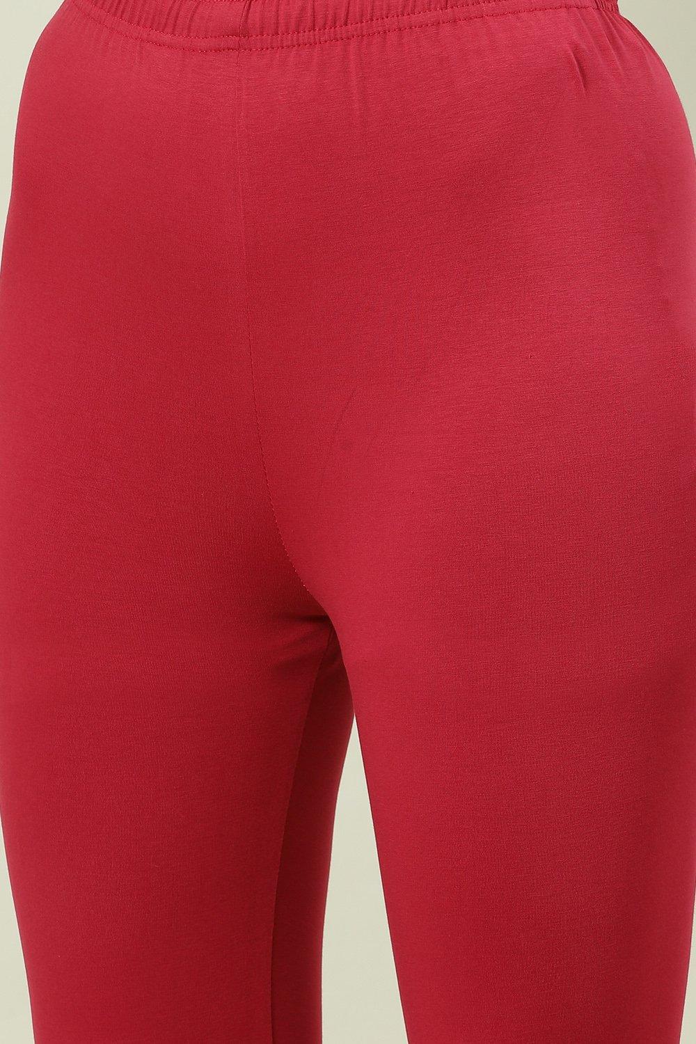 Camel Cotton Blend Solid Churidar image number 1