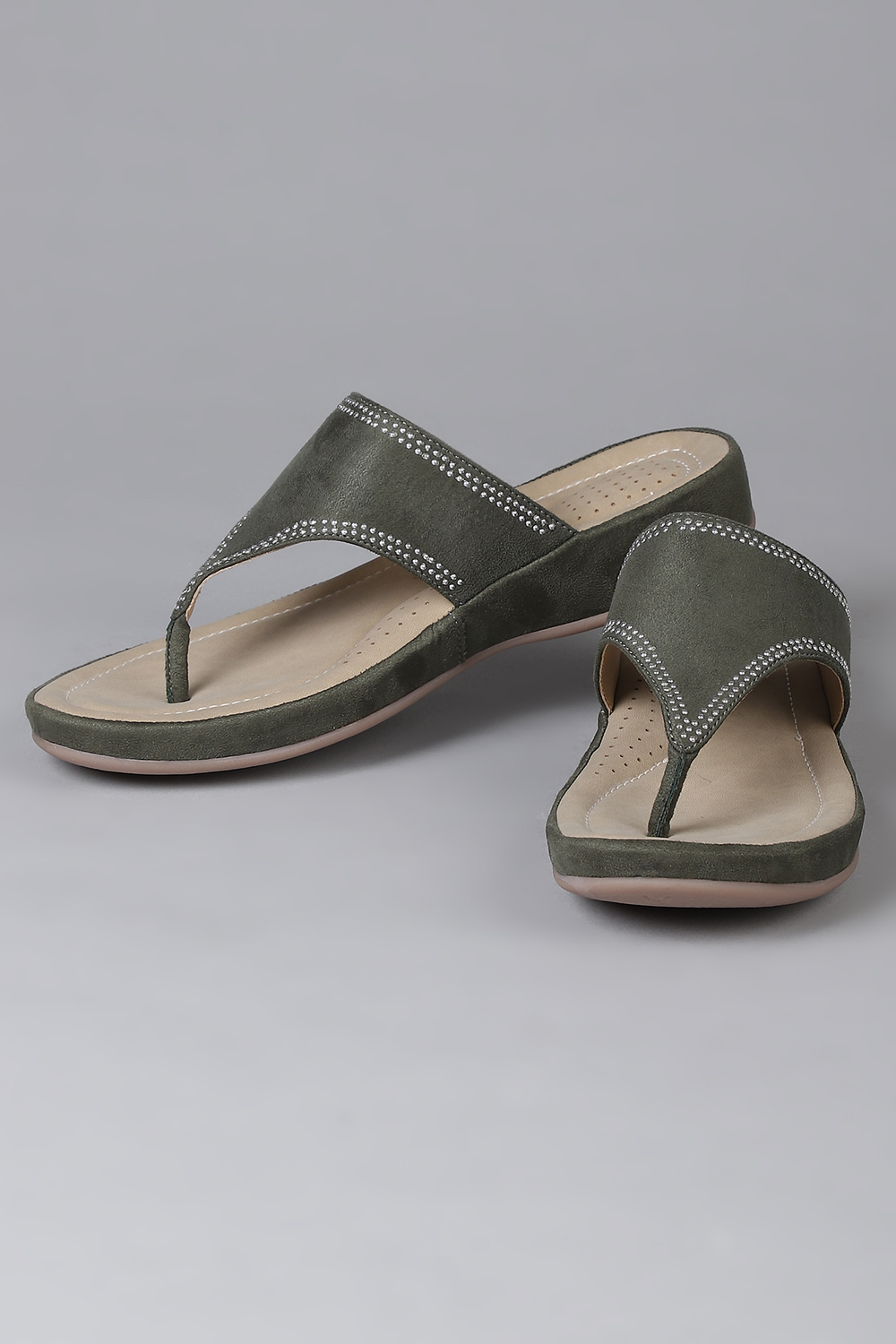 Olive colored women's sandals cheap