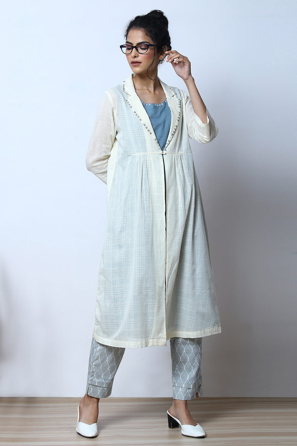 Biba kurta with top jacket