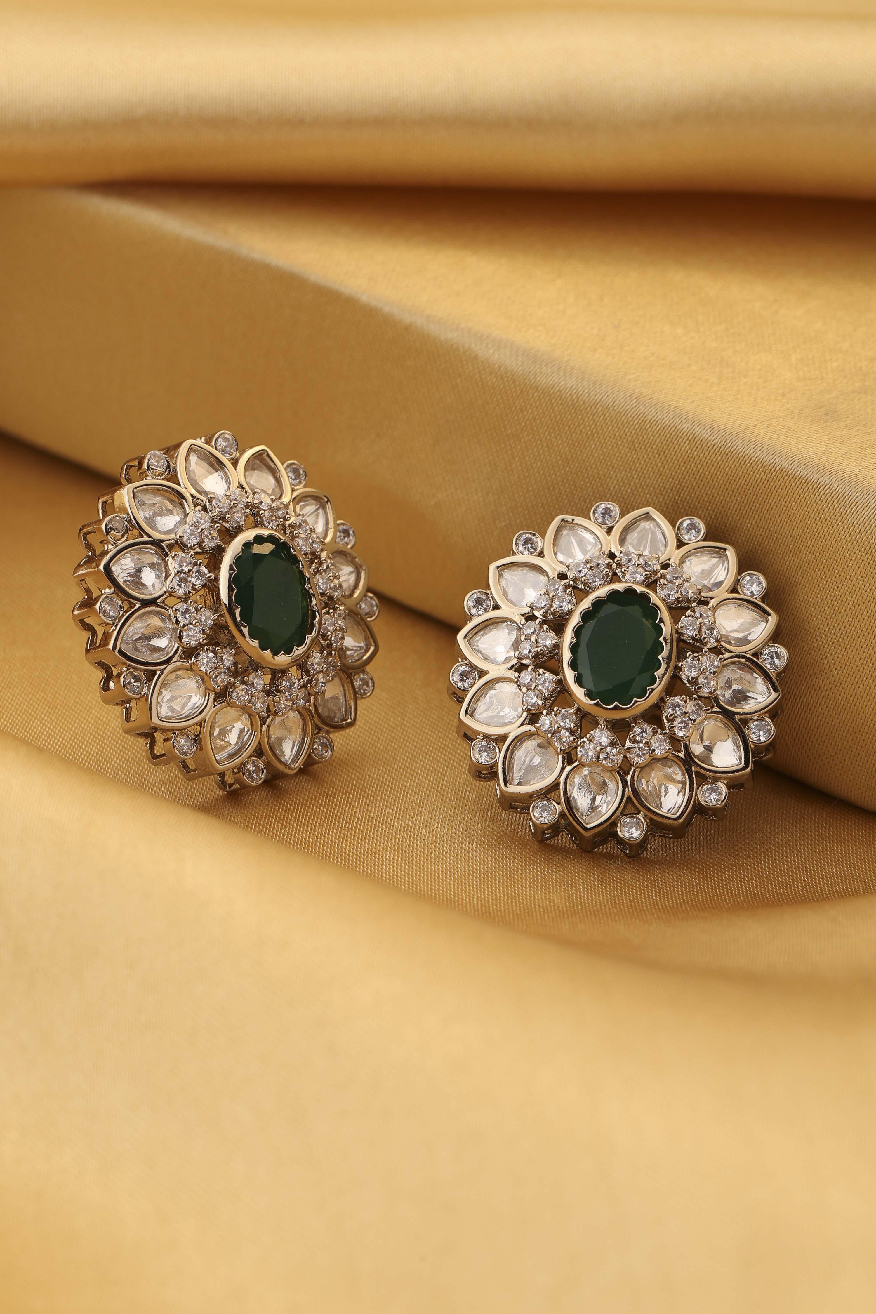Green Brass Studs image number 0