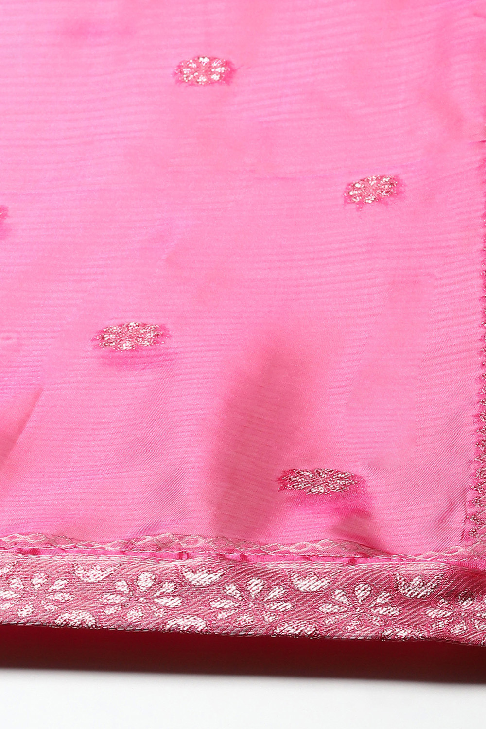 Fuchsia Viscose Blend Straight Kurta Garara Suit Set image number 3