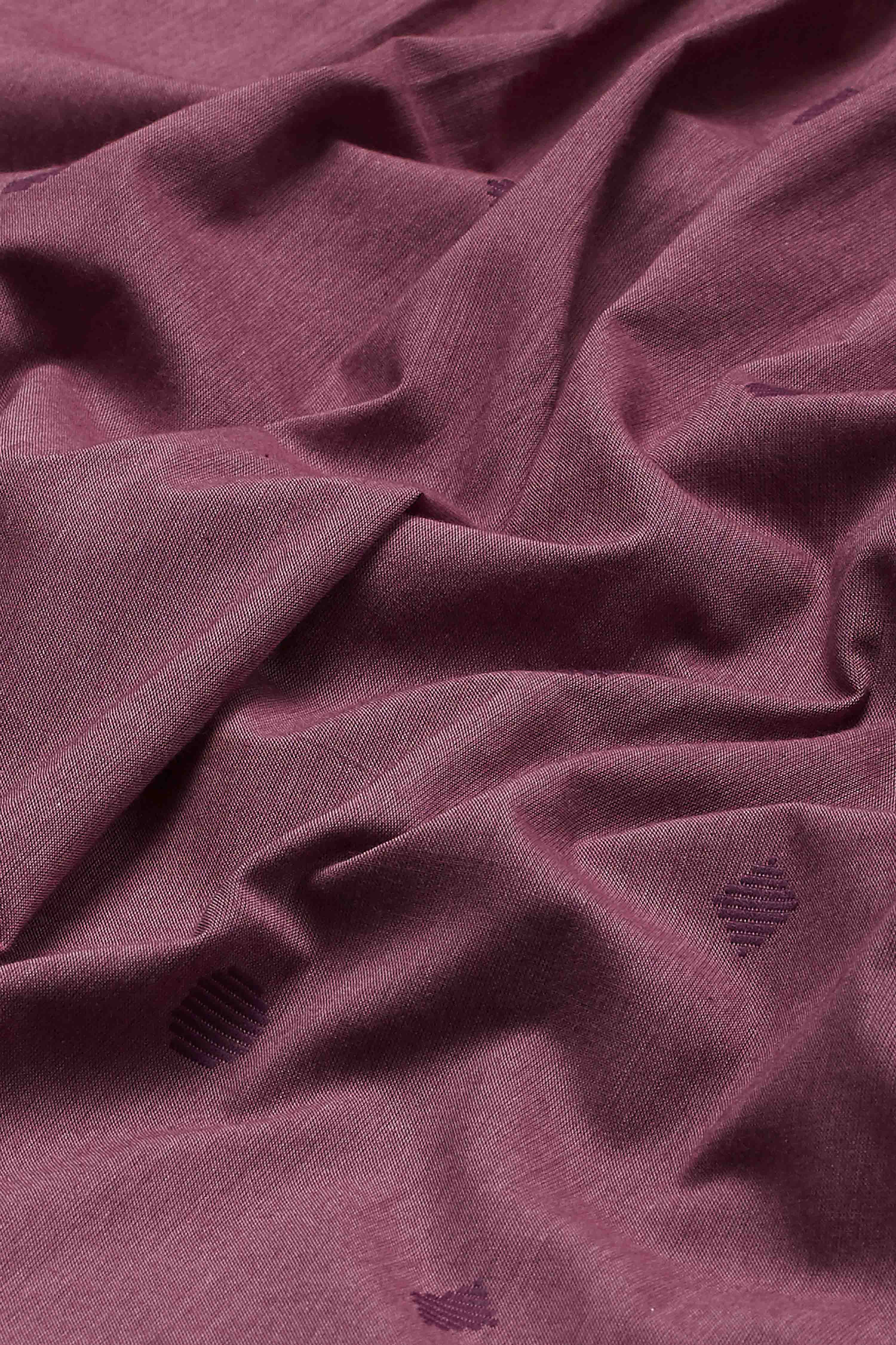 Old Rose Cotton A Line Kurta image number 2