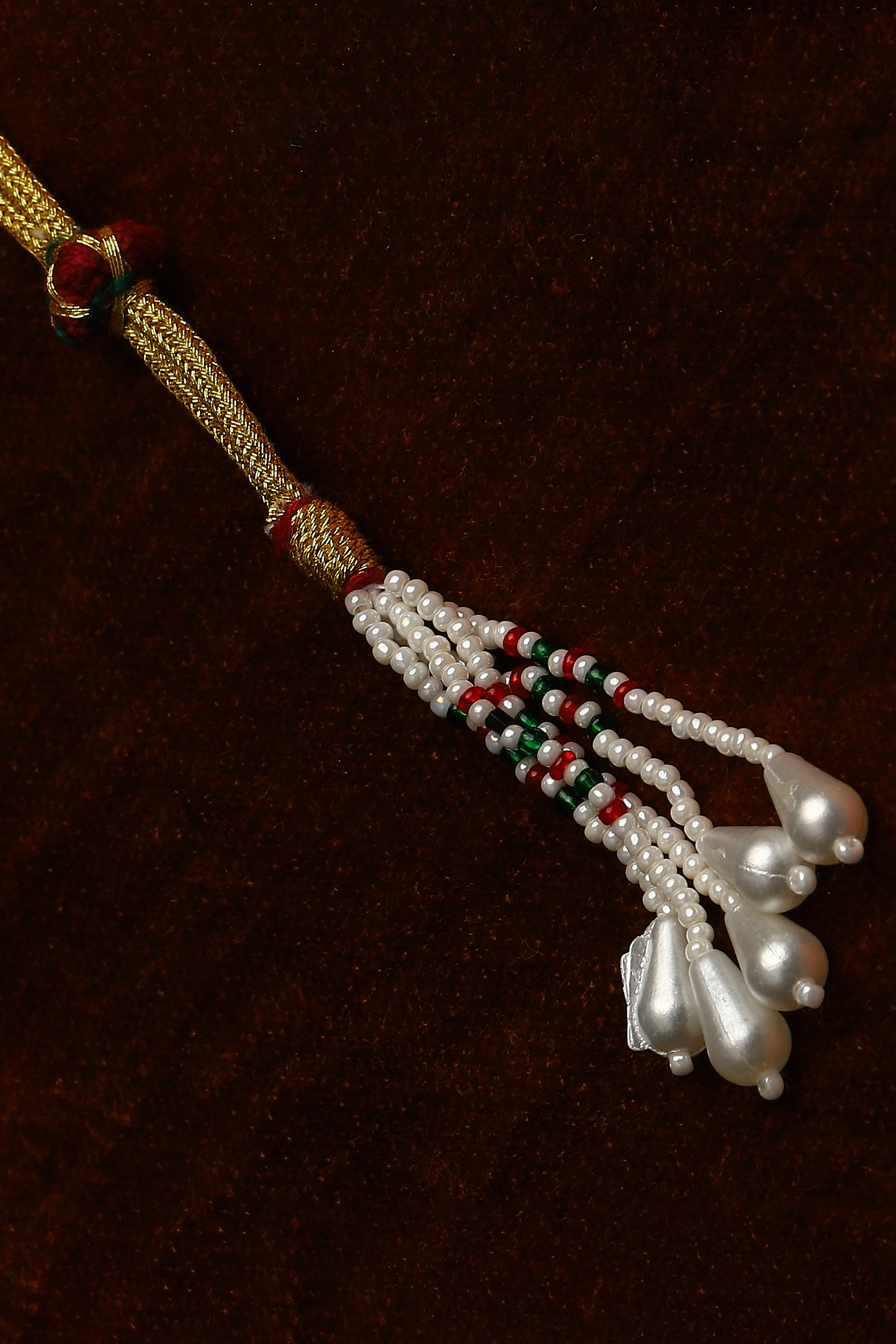 Green Alloy Necklace Set image number 3