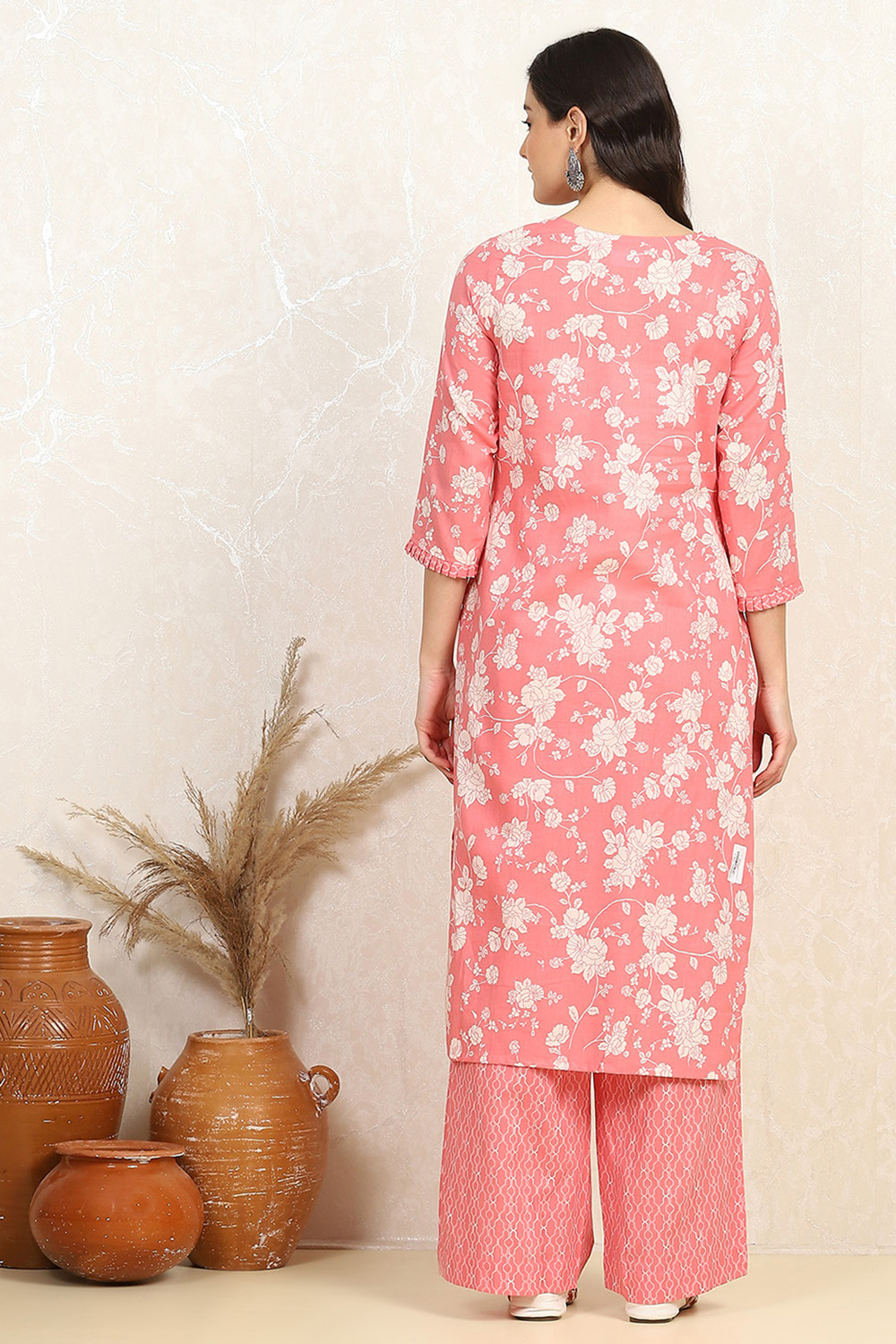 Rama Cotton Screen Print Unstitched Suit Set image number 5