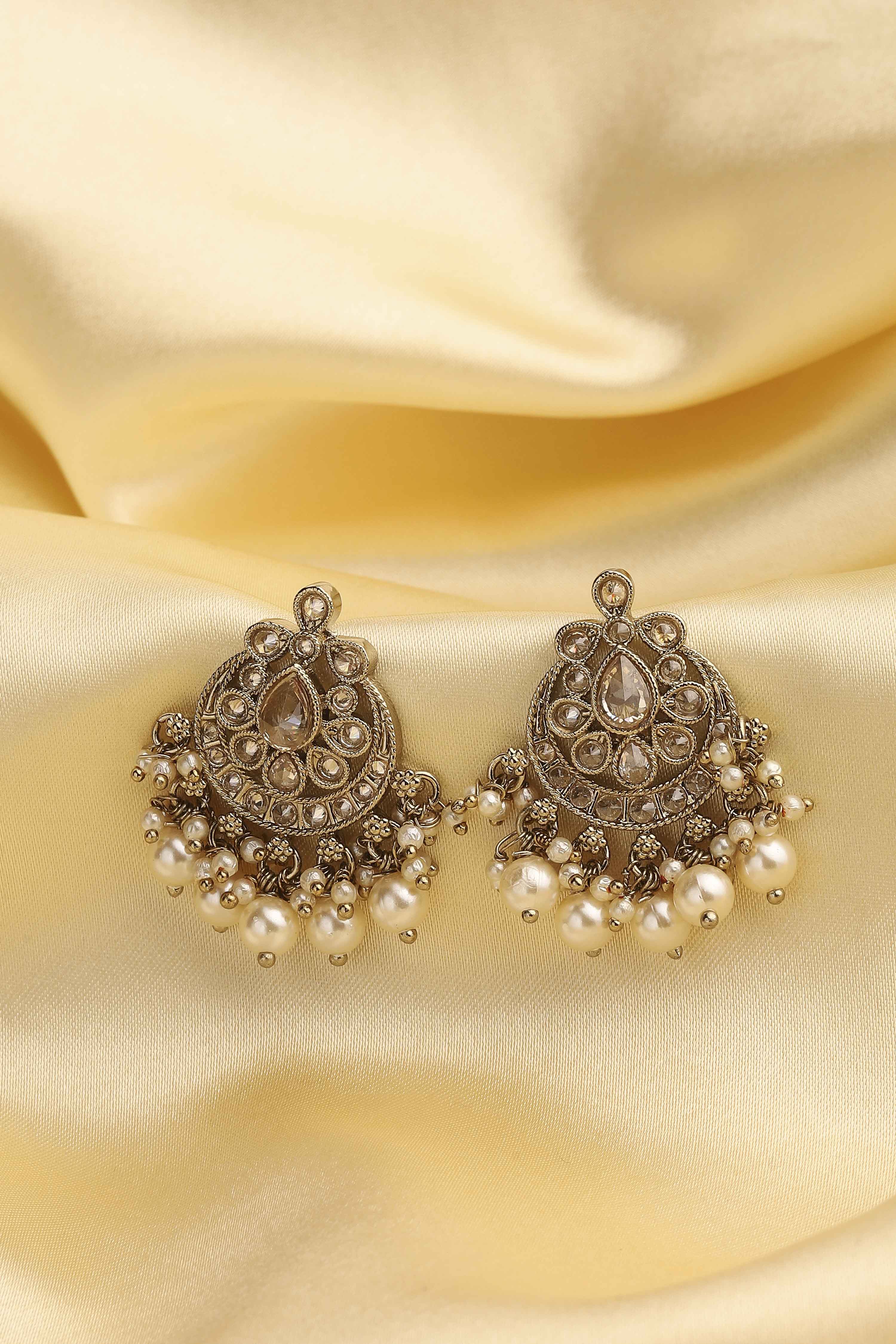 Champagne Alloy Drop & Danglers image number 0