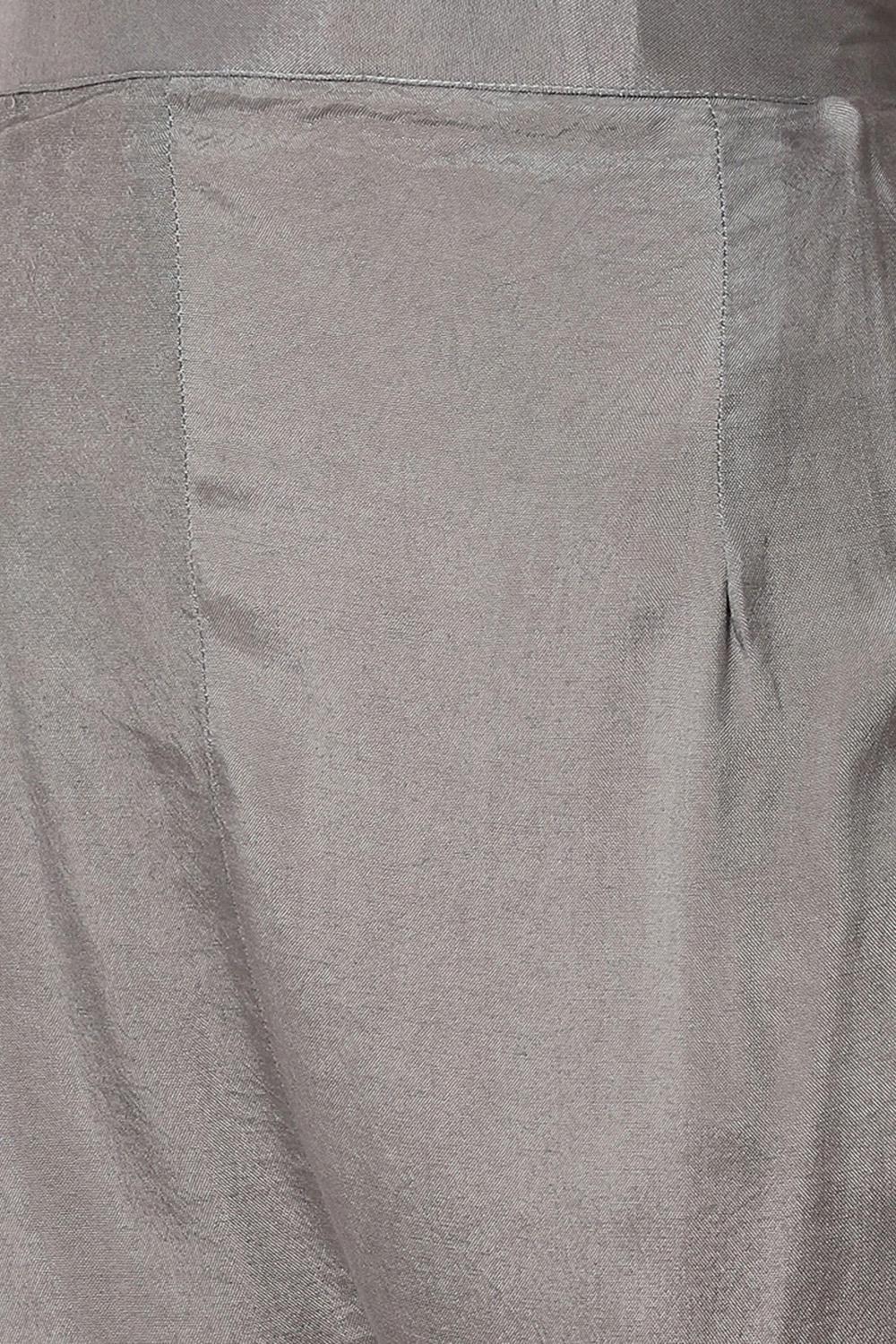 Grey Upada Silk Easy Stitch Suit Set image number 2