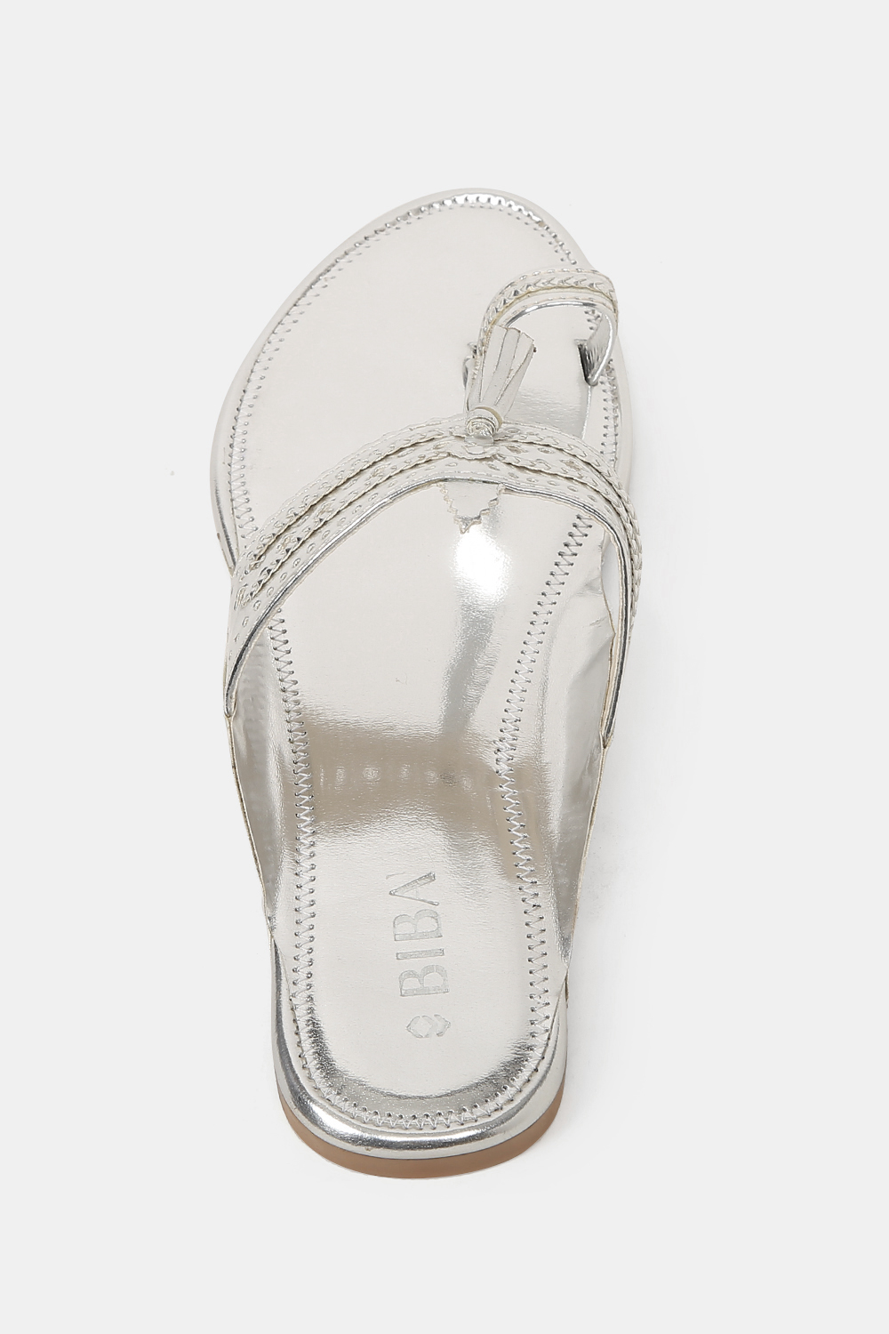 Silver Casual Flats image number 4