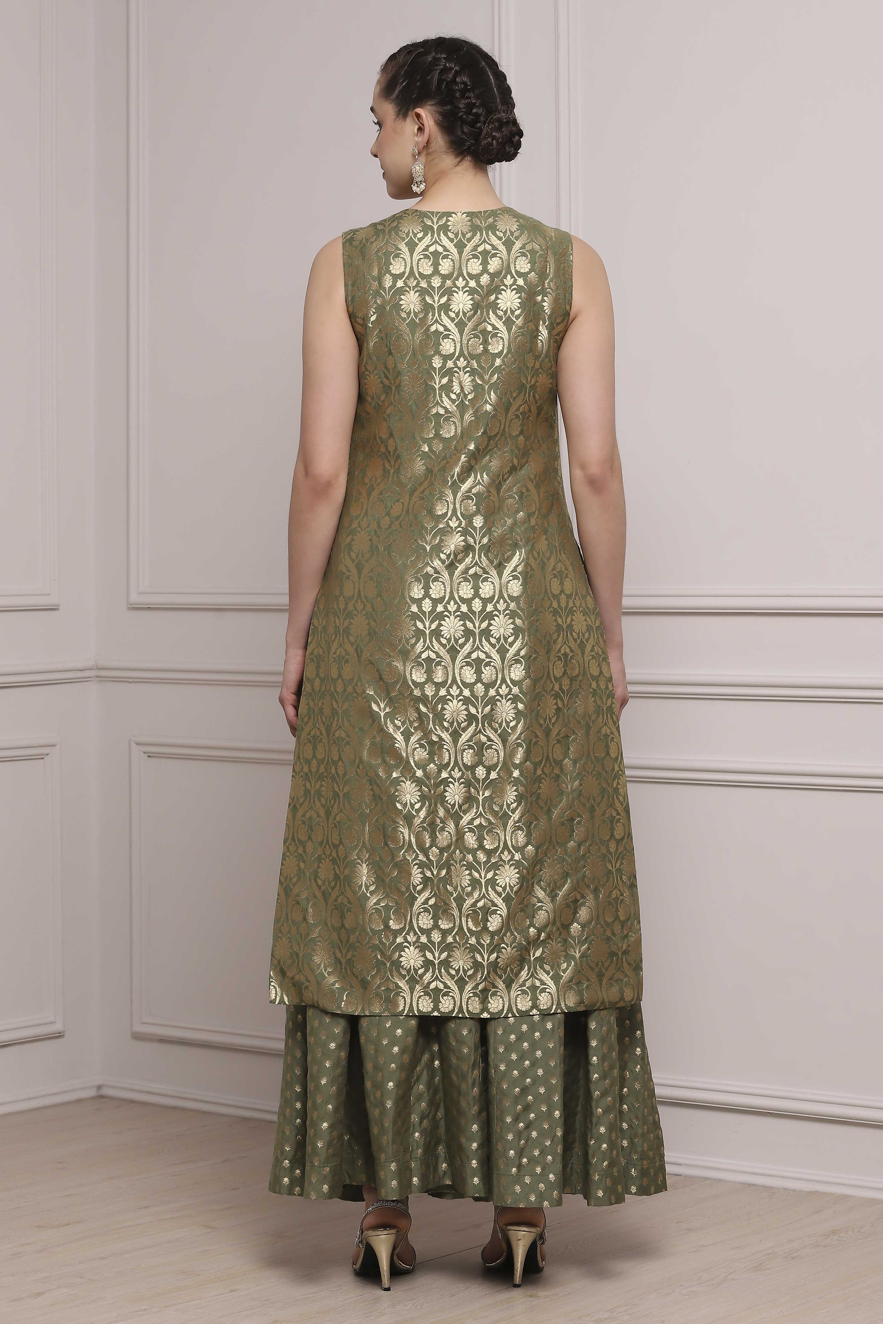 Earthy Grn Polyester Yarndyed Fusion Set image number 4