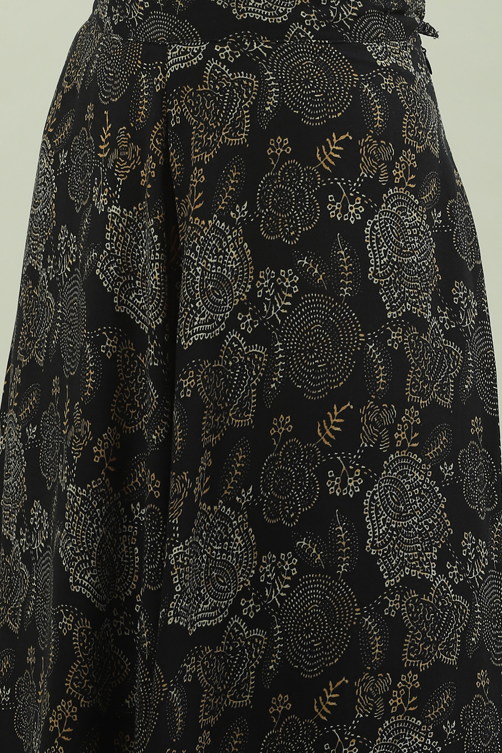 Black Rayon Palazzo image number 1