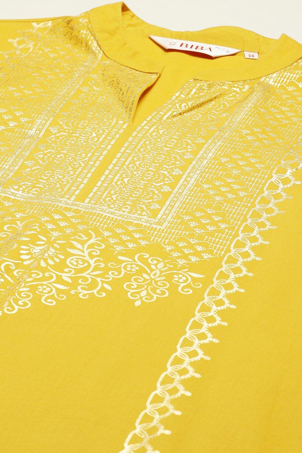 Navy Cotton Straight Kurta Palazzo Suit Set image number 1