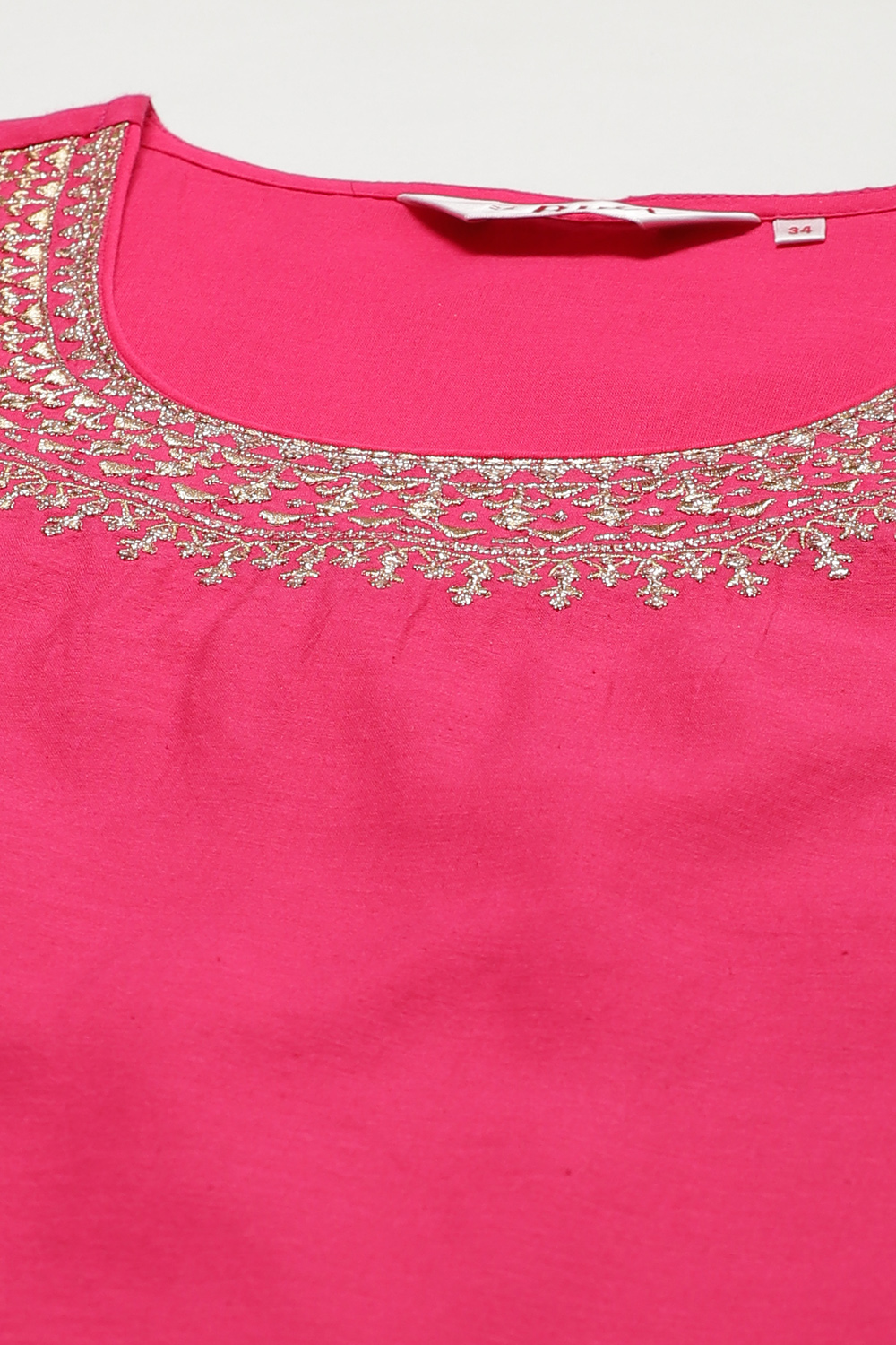 Fuchsia Art Silk Straight Kurta Sharara Suit Set image number 1