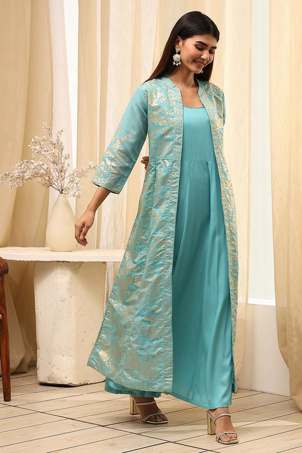 Cherry Polyester  Dress image number 4