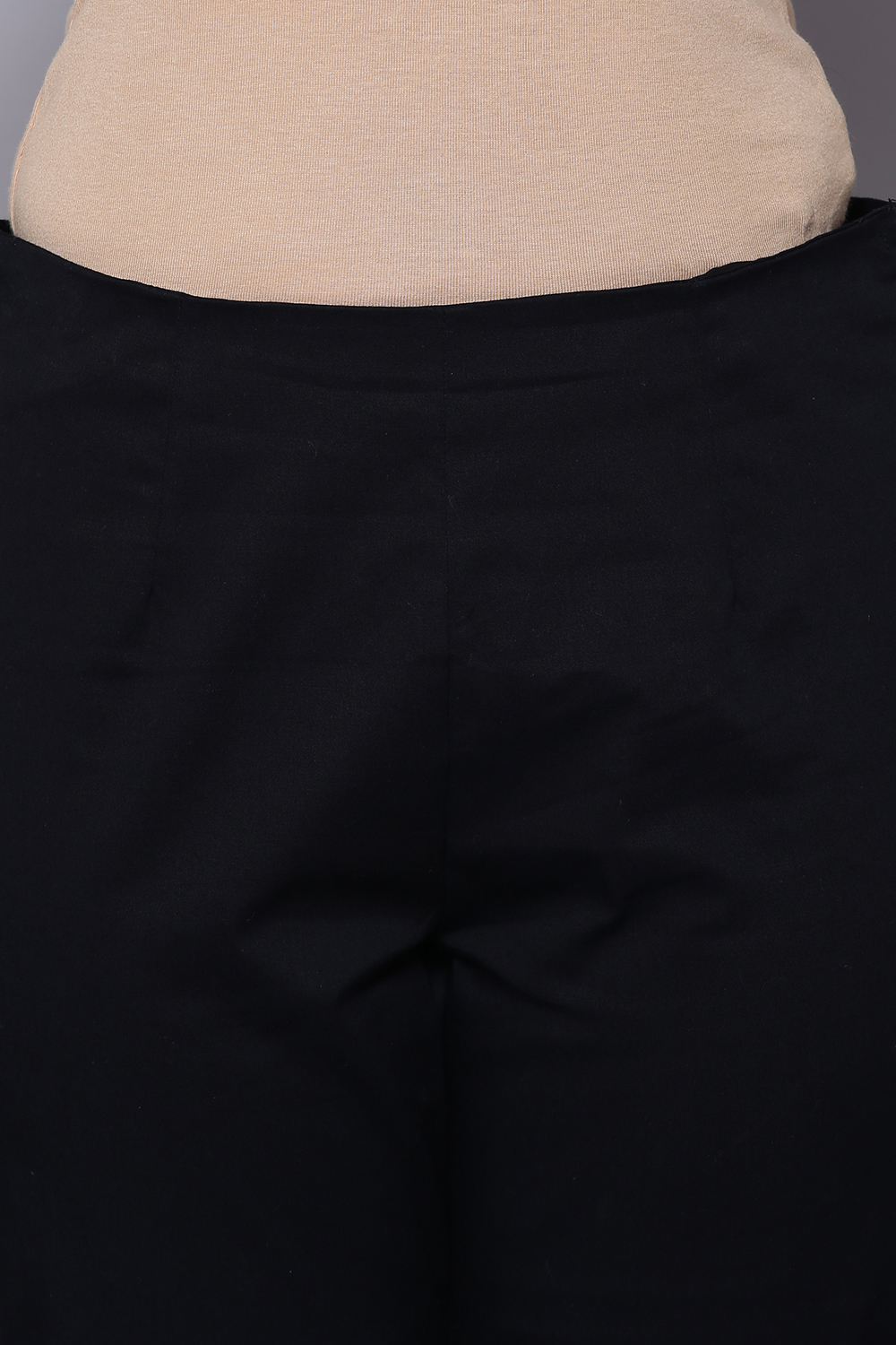 Black cotton lycra Pants image number 1