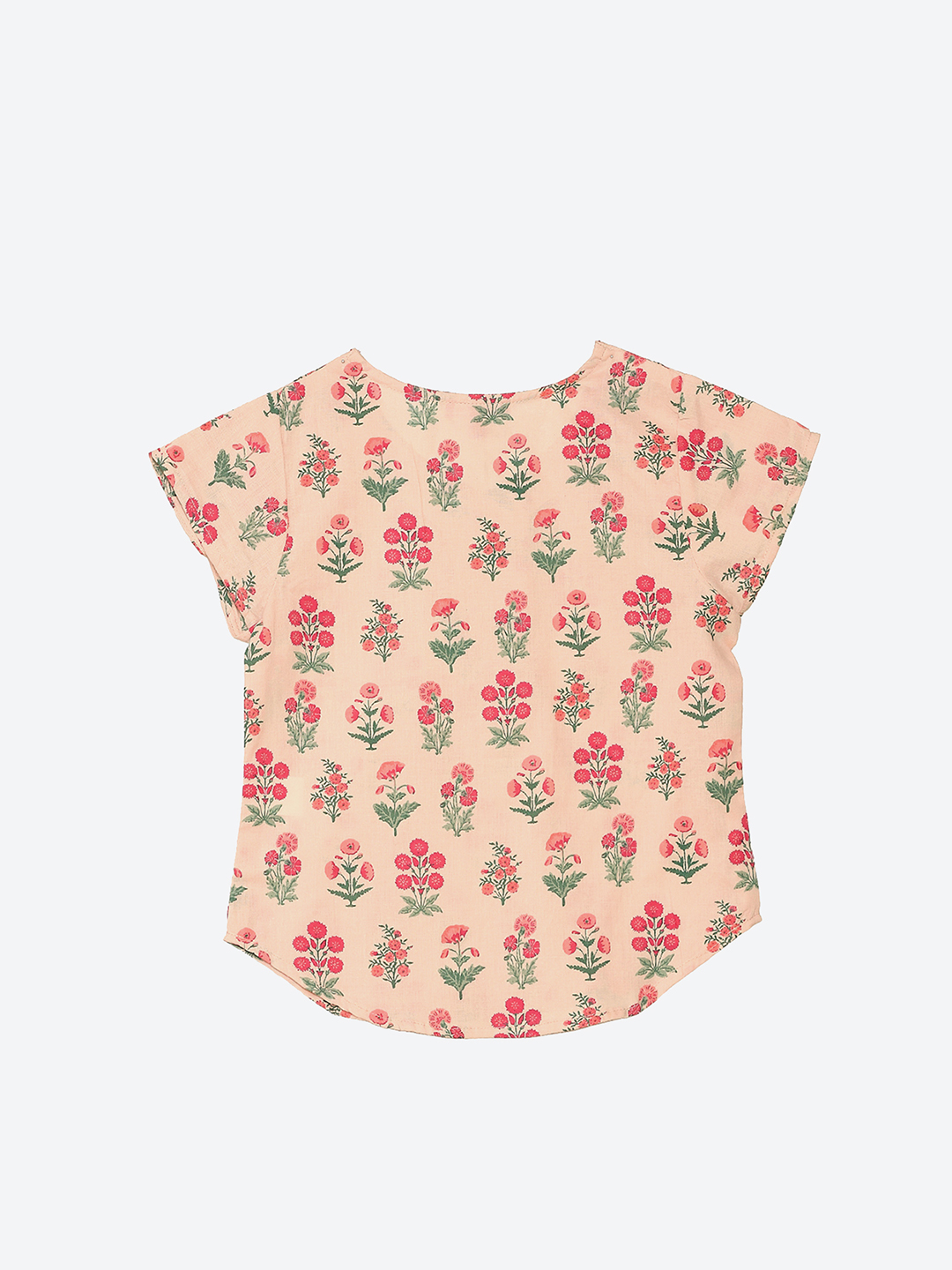 Pink Cotton Printed Top image number 2