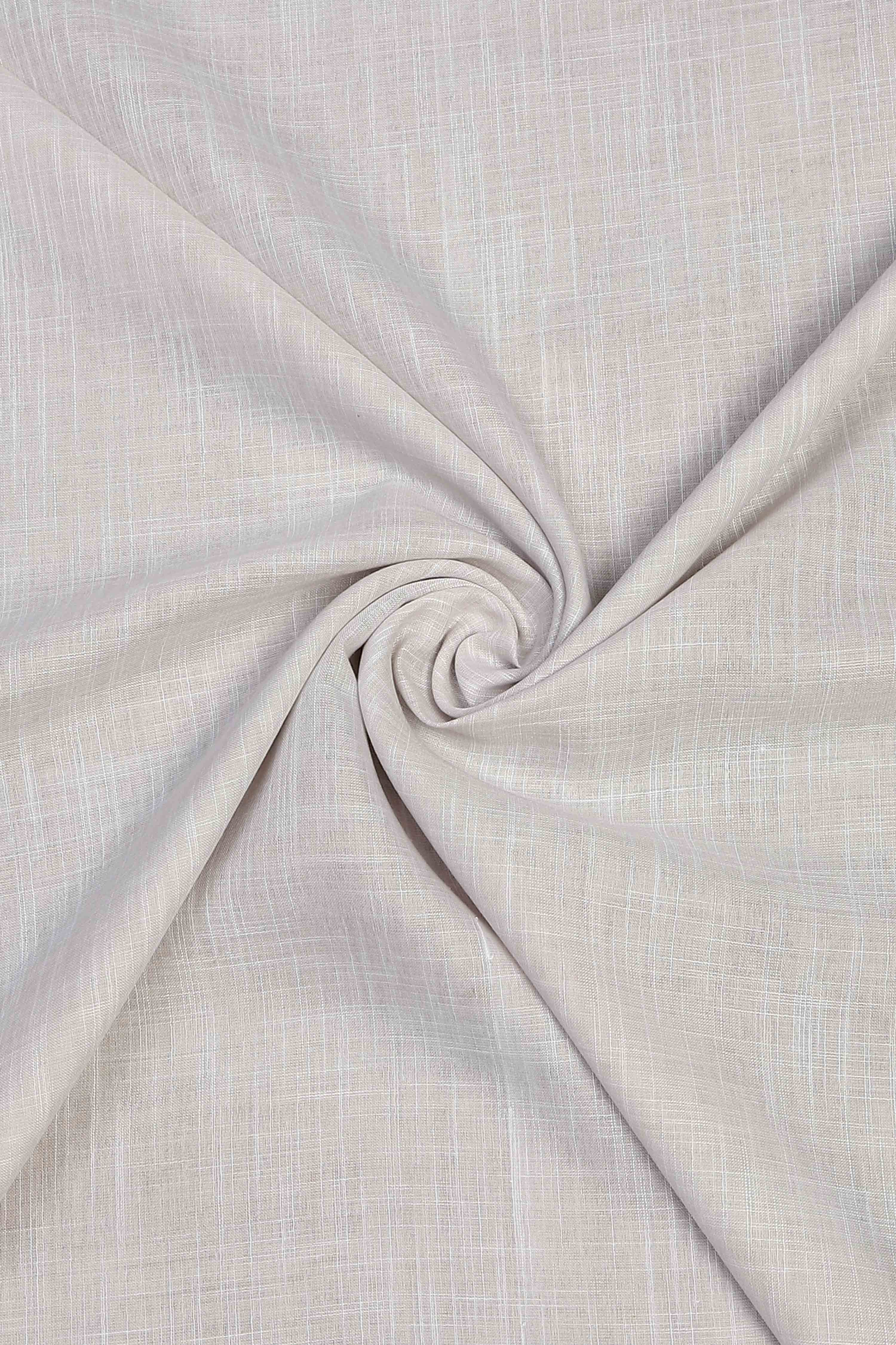 Fawn Linen Unstitched Suit Set image number 2