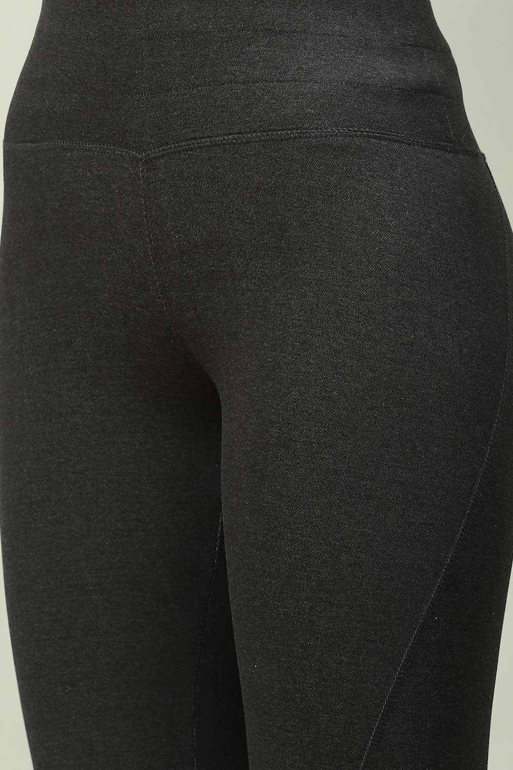 Navy Fitted Leggings image number 1