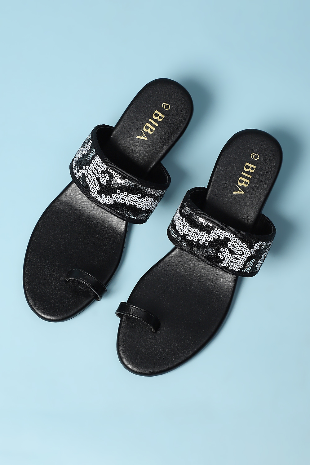 Black studded 2025 slip on sandals