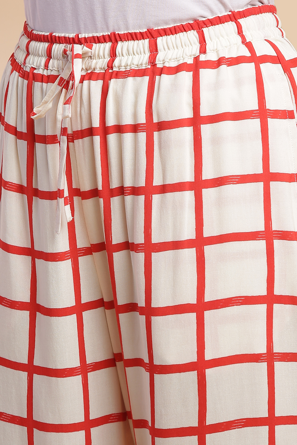 Navy Rayon Straight Kurta Palazzo Suit Set image number 2