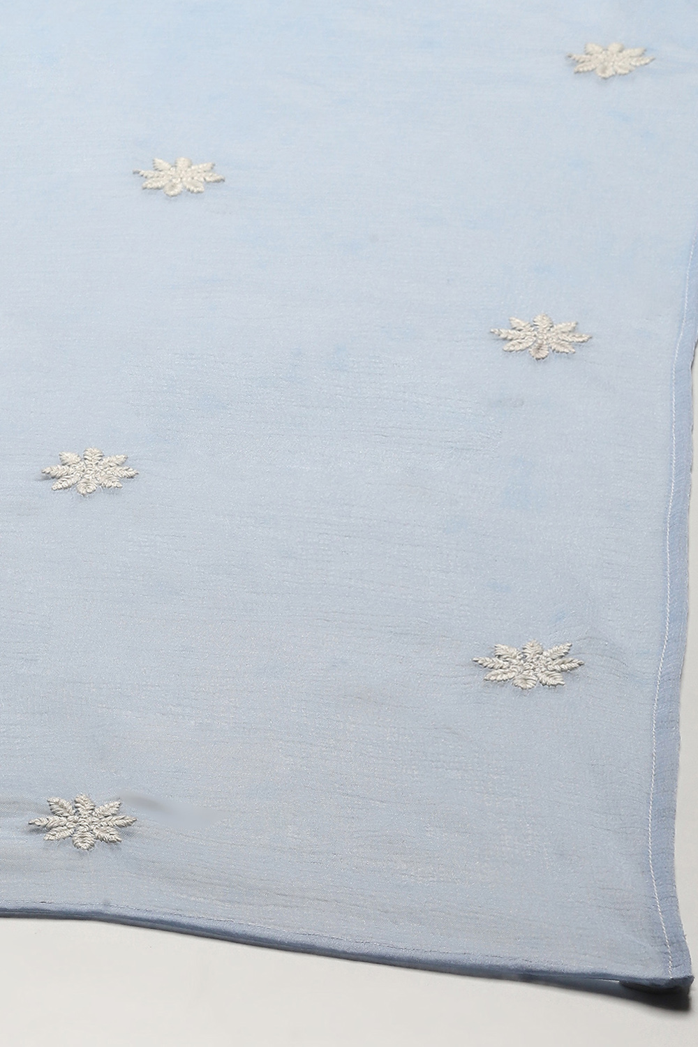 Pastel Pink Rayon Unstitched Suit set image number 4
