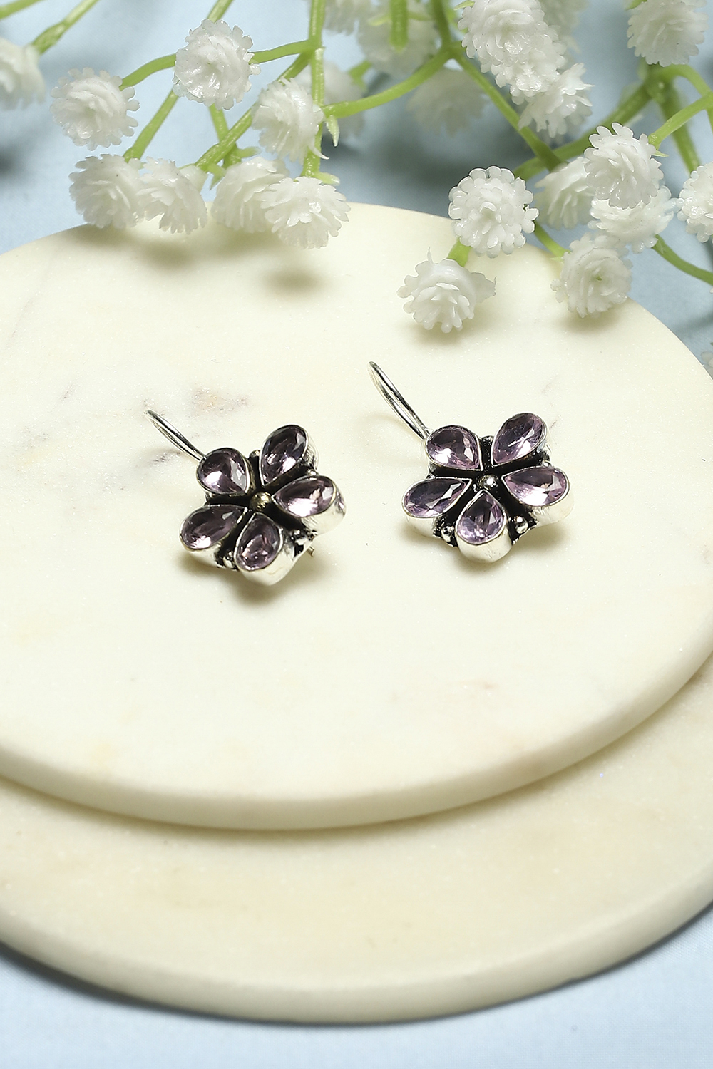 Light Pink Nepali Casual Danglers image number 0