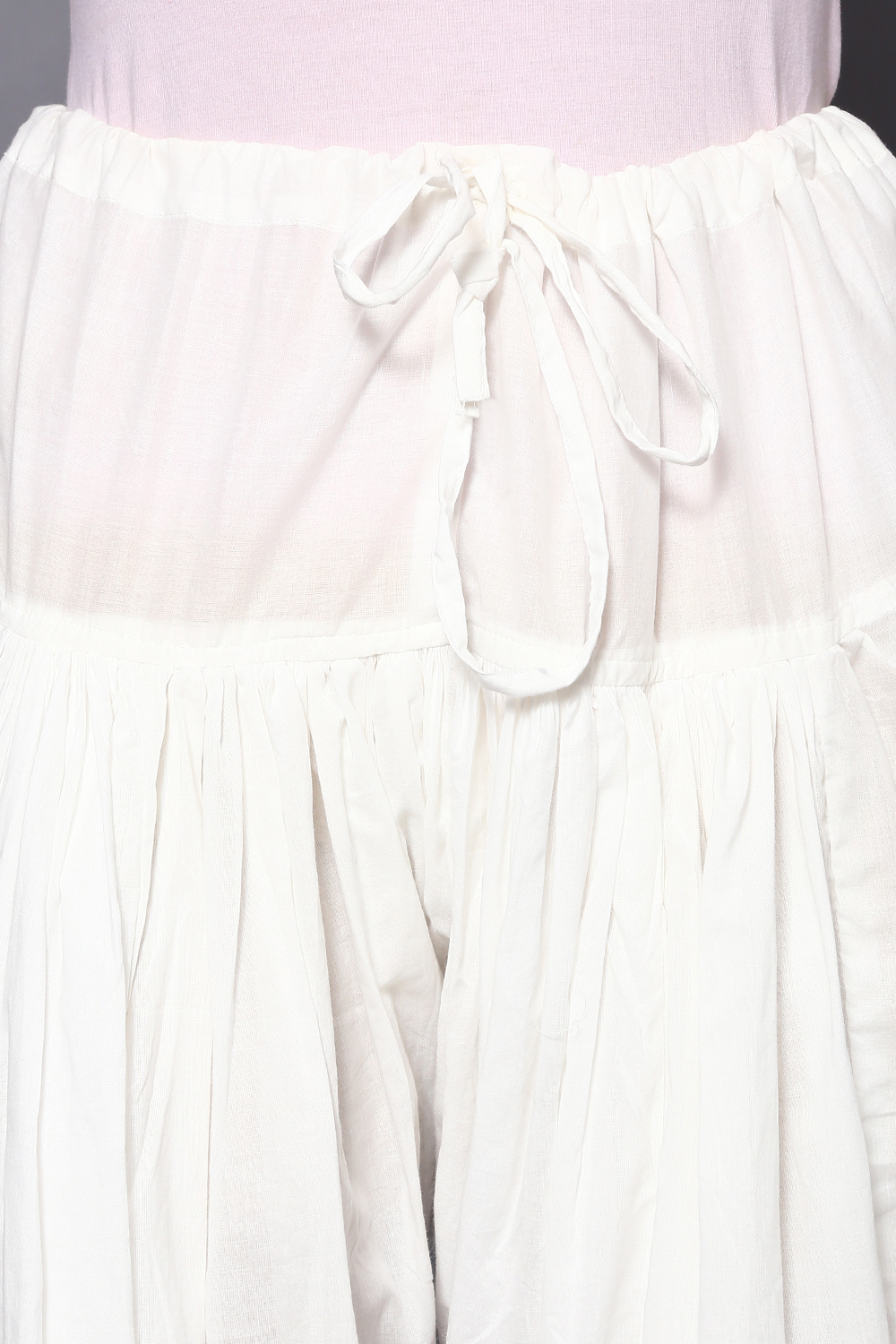 Off White Cotton Salwar image number 1