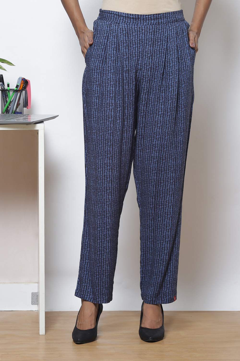 Indigo LIVA Pants image number 2