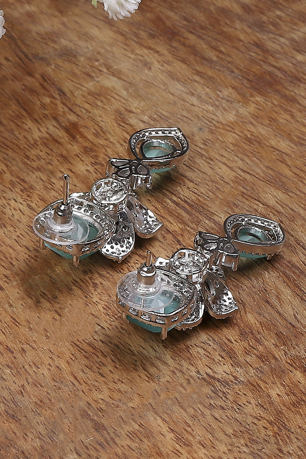 Mint Green Alloy Drop & Danglers image number 2