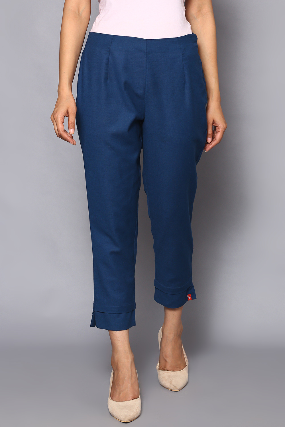 Green Bay Cotton Blend Solid Pant image number 0