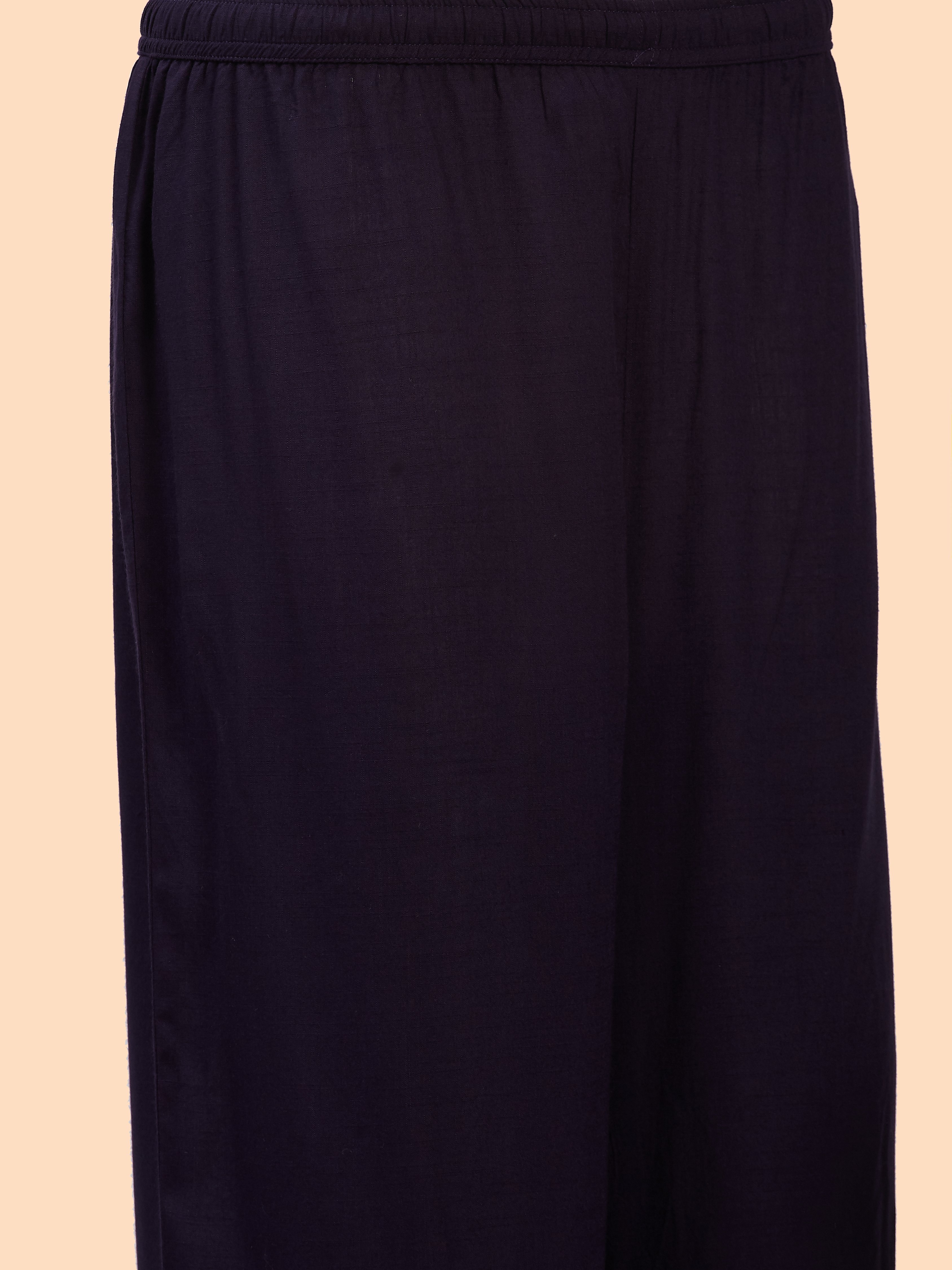 Blue Viscose Silk Printed Straight Kurta Set image number 2